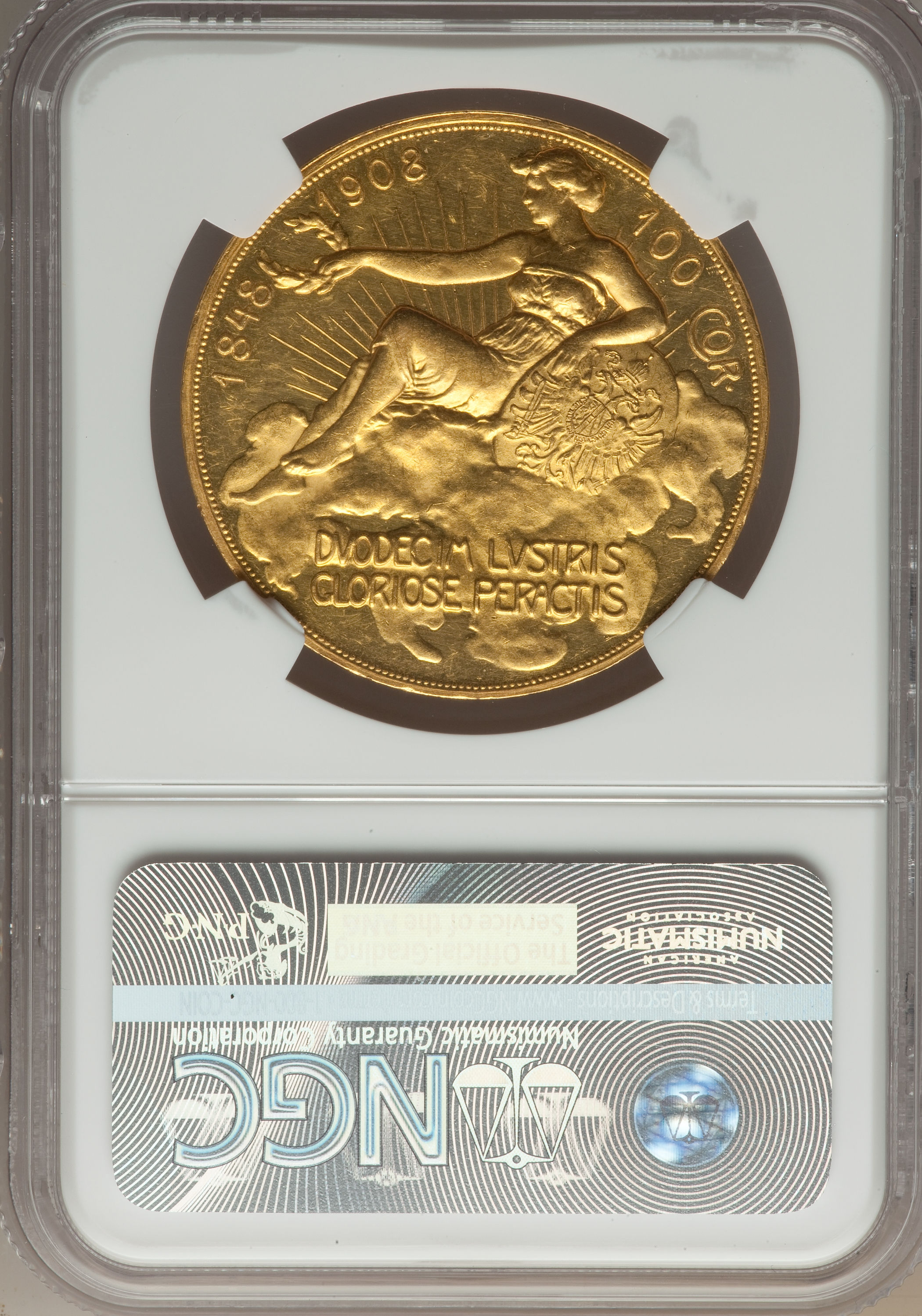 動画あり】オーストリア 1908年 雲上の女神 100コロナ 1908 AUSTRIA