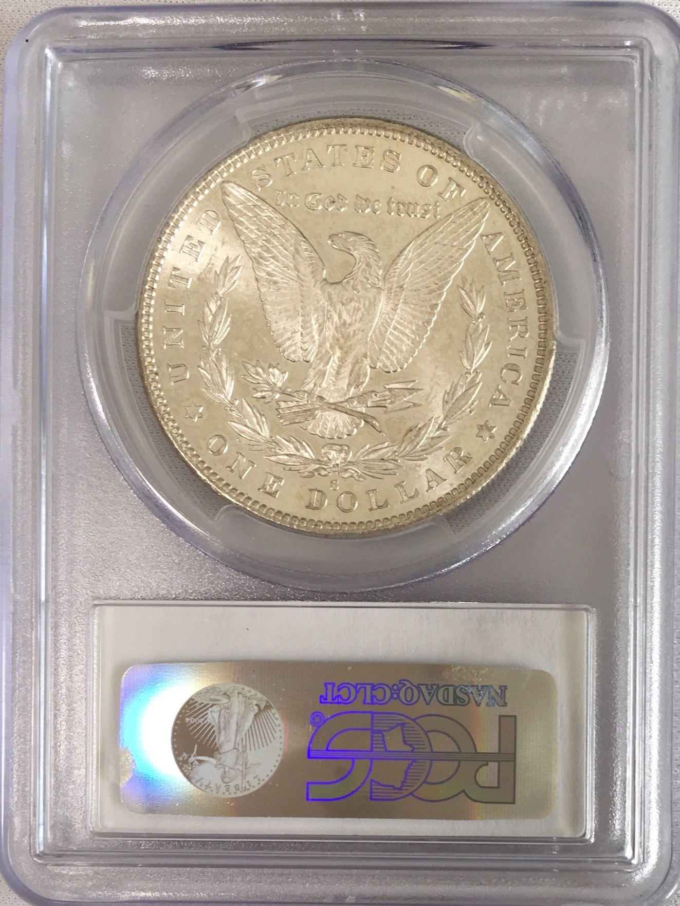 コイン投資スタートパック アンティークコイン アメリカ 1ドル モルガン銀貨1879-S ＄1 PCGS MS63＋書籍 | 【1ドル】モルガン銀貨  | | アンティークコイン金貨専門のゴールドコイン,