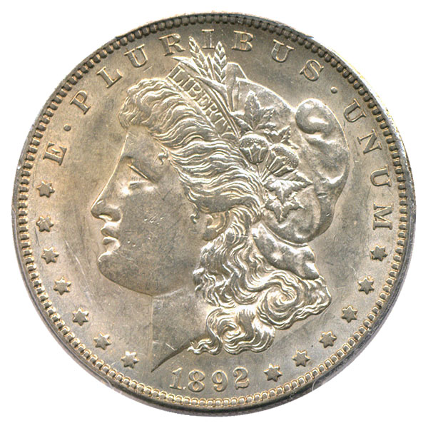 2025年冬【法人向けお歳暮】 アンティークコイン アメリカ 1ドル モルガン銀貨1892-S ＄1 コレクション