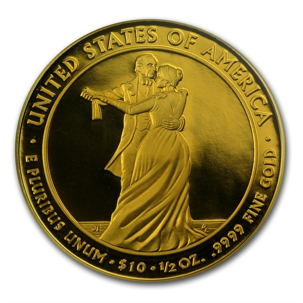 2009-W 10ドル金貨 ジュリア タイラー＄10 PCGS Pf 70 DCAM