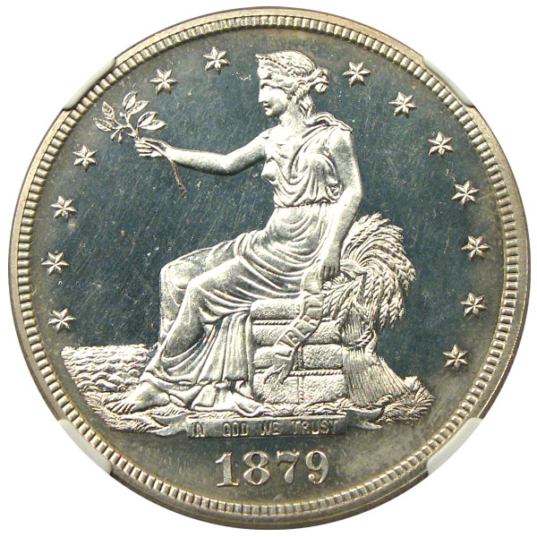 セントヘレナ　純銀メダル　トレードダラー 銀貨 アンティークコイン アメリカ 1ドル トレードダラー銀貨 1879