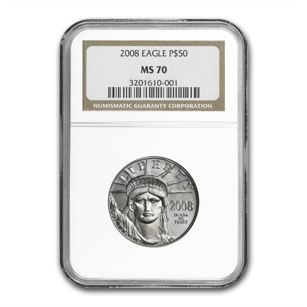 2008 4-Coin プラチナイーグルPlatinum Eagle Set MS-70 NGC(4枚セット)