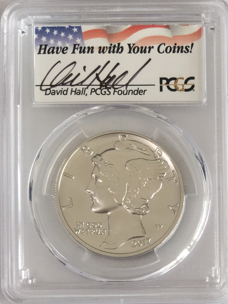 動画あり】2017年パラジウム イーグル25ドルPCGS-MS70