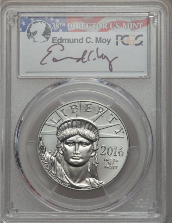 プラチナイーグル 100ドル 1オンス2016 ＄100 Platinum Eagle MS70