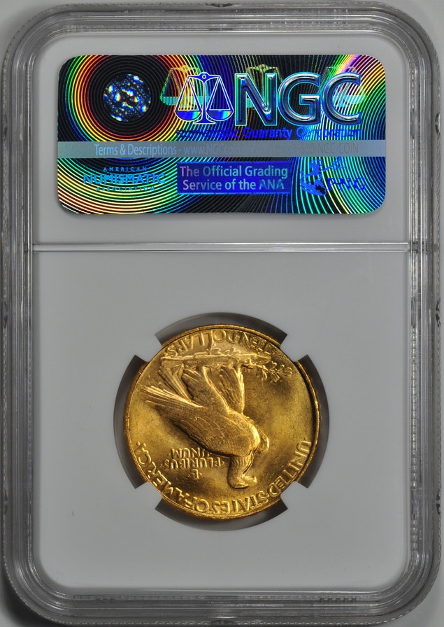 アメリカ 10ドル金貨インディアンヘッド1907 $10ロールドエッジNGC