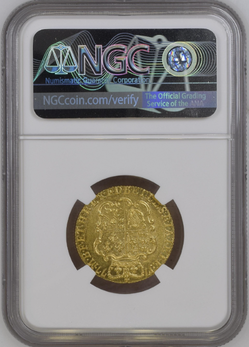 コイン投資スタートパック グレートブリテン 1777年 ジョージ3世 1ギニー金貨 NGC-MS61 +書籍 超富裕層だけが知る資産防衛の裏技 アンティークコイン投資