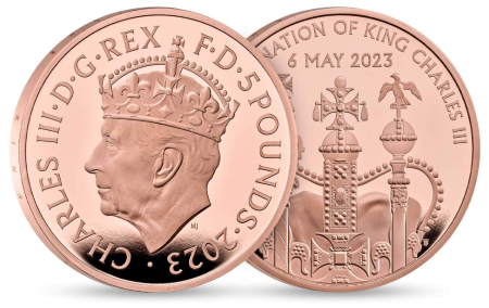 【予約商品】NGC社鑑定付き グレートブリテン 2023年 チャールズ3世 戴冠式記念コイン 5ポンドプルーフ金貨