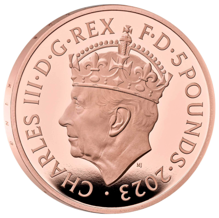 【予約商品】NGC社鑑定付き グレートブリテン 2023年 チャールズ3世 戴冠式記念コイン 5ポンドプルーフ金貨