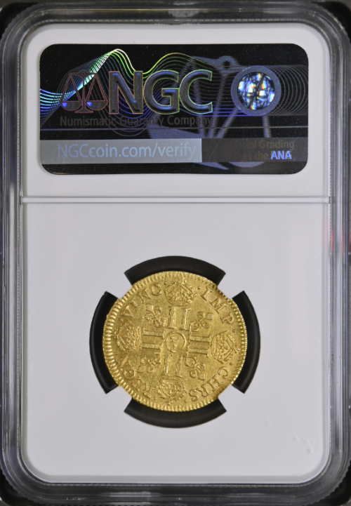 コイン投資スタートパック 【レア度1-R1】フランス 1643-A年 ルイ14世 1ルイドール金貨 NGC-AU58 +書籍 超富裕層だけが知る資産防衛の裏技 アンティークコイン投資