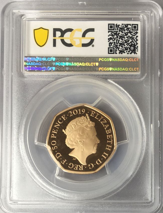 NGC最高鑑定PF70UC】2009年 イギリス キューガーデン 50ペンス