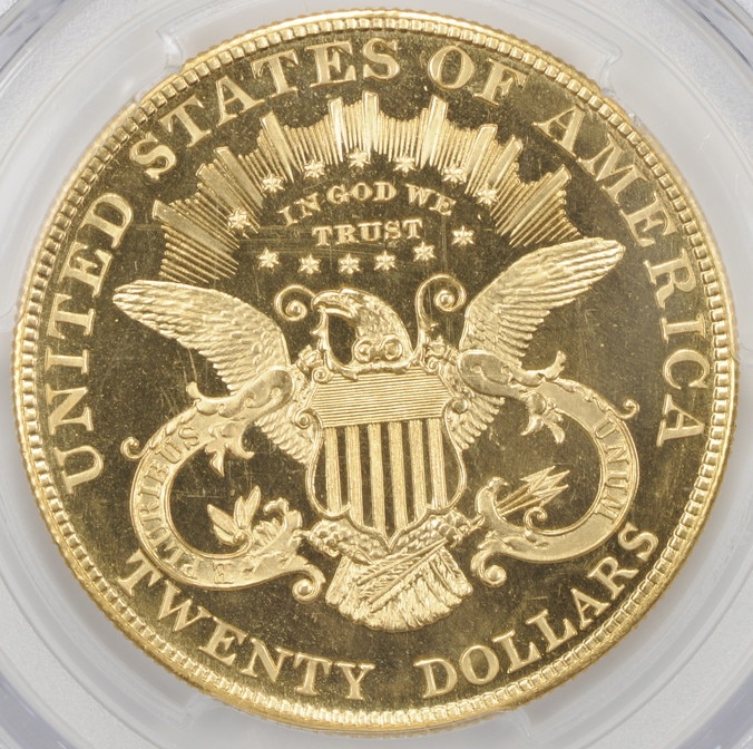 アンティークコイン アメリカ 20ドル金貨リバティヘッド1907 ＄20 Liberty Head Double EaglePR65CAM PCGS