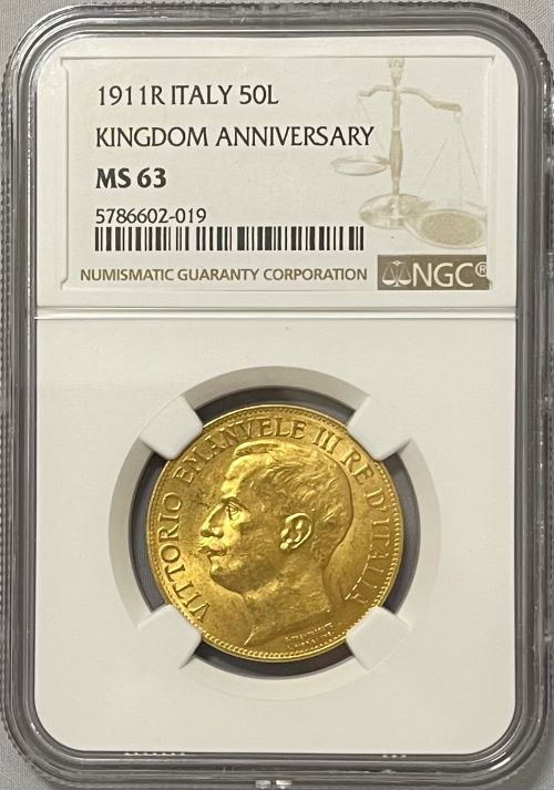 動画あり】【レア度1-R1】イタリア 1911-R年 ヴィットーリオ