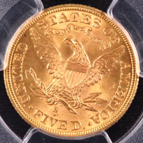 アンティークコイン アメリカ 5ドル金貨リバティヘッド 1903-S