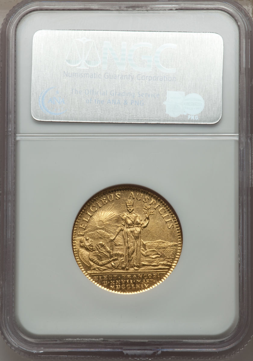 ドイツ2ダカット金貨 German States Frankfurt. Free City