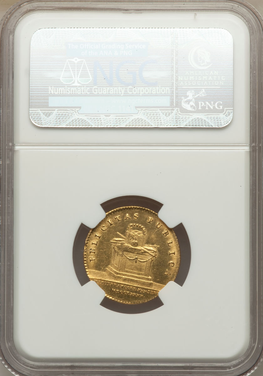 ドイツ1ダカット金貨 German States Frankfurt. Free City - Leopold