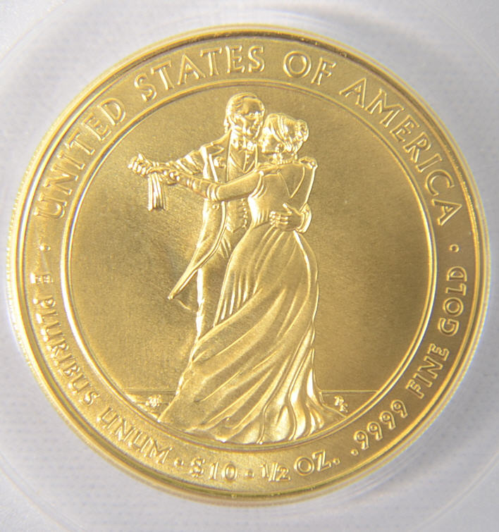 動画あり】2009-W 10ドル金貨 ジュリア タイラー＄10 PCGS MS69
