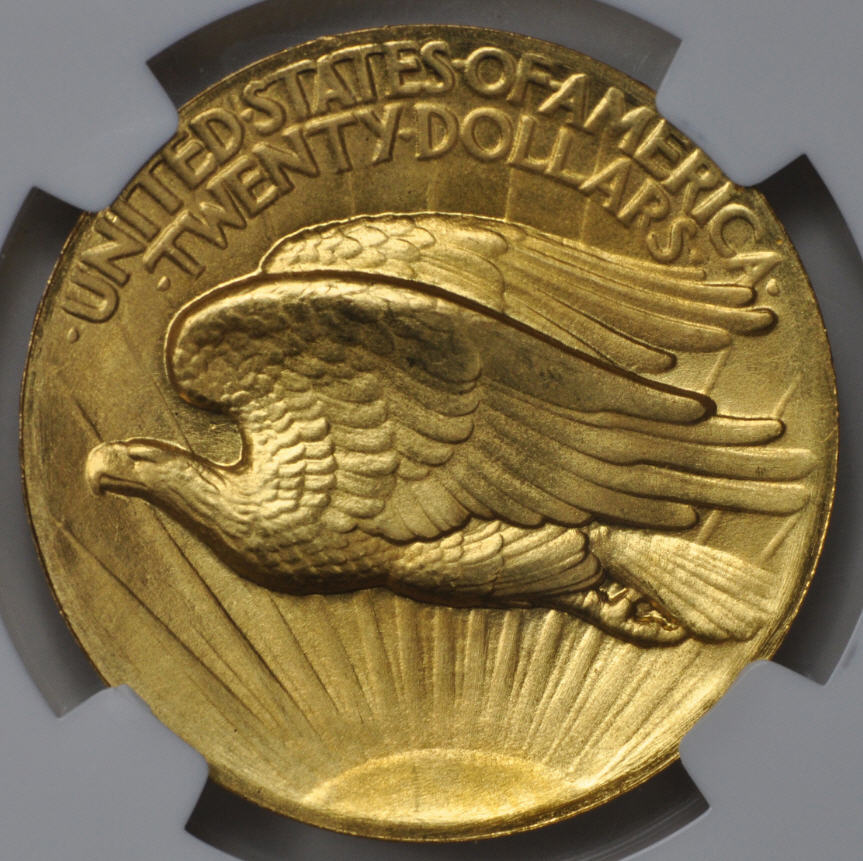 20ドル金貨セントゴーデンズ ハイリリーフ1907 ＄20 NGC PF 67