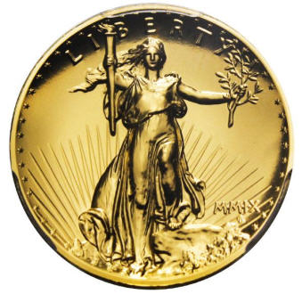 2009ウルトラハイリリーフ金貨 PCGS-MS70 PL(プルーフライク)未使用 John Mercantiサイン入り 売切れ