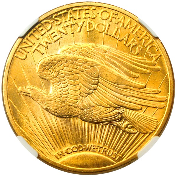 アンティークコイン アメリカ 20ドル金貨セントゴーデンズ 1914 ＄20