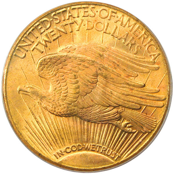 アンティークコイン アメリカ 20ドル金貨セントゴーデンズ 1909-S ＄20