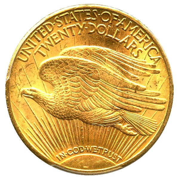 アンティークコイン アメリカ 20ドル金貨セントゴーデンズ 1924