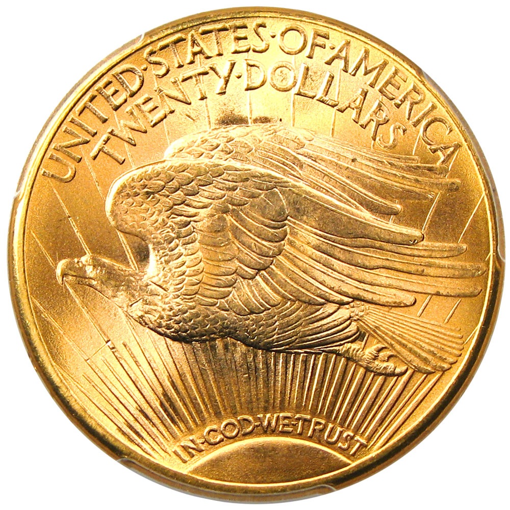 アンティークコイン アメリカ 20ドル金貨セントゴーデンズ1923-D ＄20 