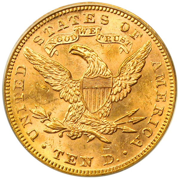 1893年 $10 リバティヘッド金貨 AU 55 NGC認証 アンティークコイン アメリカ 10ドル金貨リバティヘッド 1893 ＄10