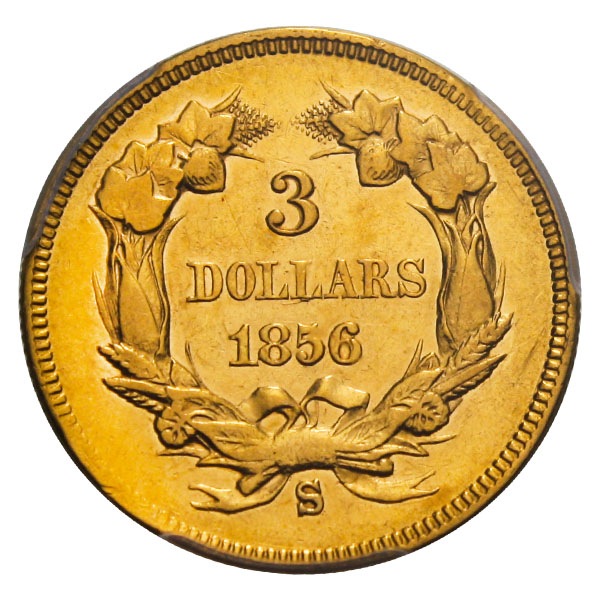 アンティークコイン アメリカ 3ドル金貨インディアンプリンスヘッド