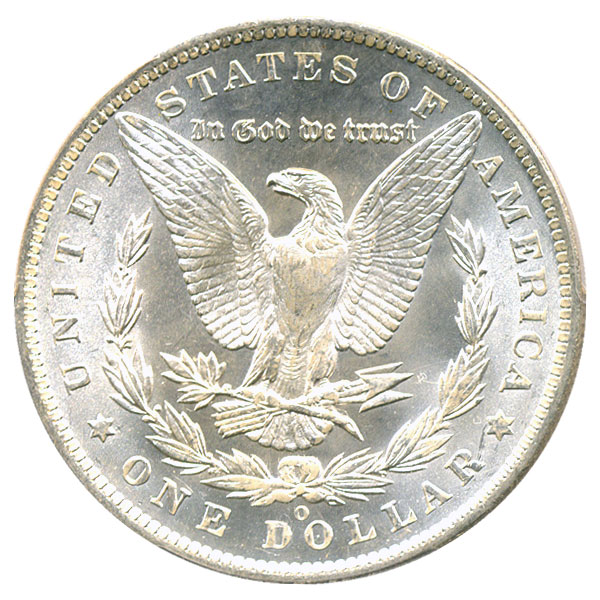 アンティークコイン アメリカ 1ドル モルガン銀貨1885-O ＄1 PCGS MS67