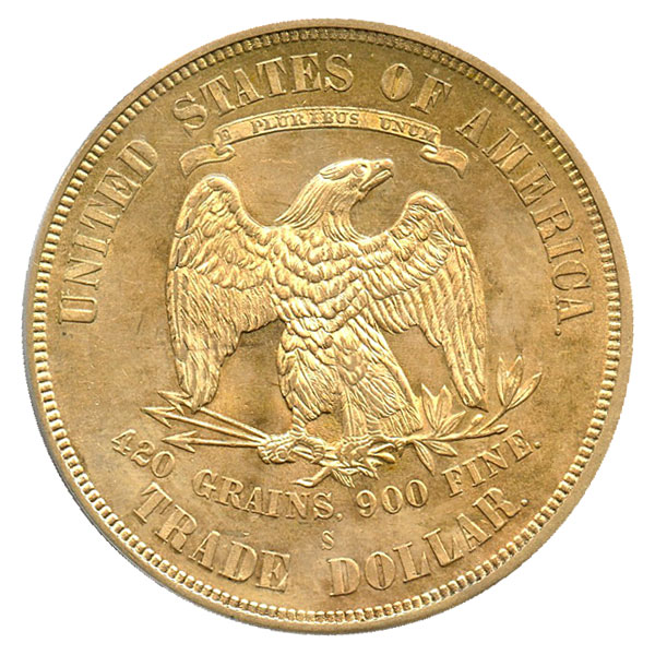1875年 トレードダラー アメリカ貿易銀 1875年 CC 古銭 銀貨 トレードダラー Yahoo
