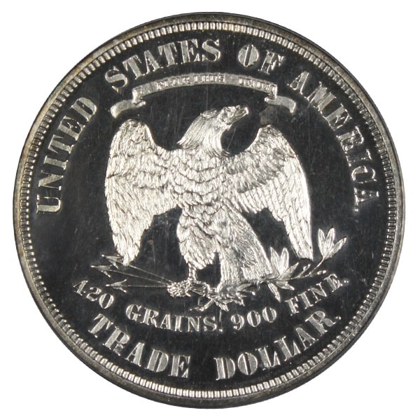 アンティークコイン アメリカ 1ドル トレードダラー銀貨 1874 Trade
