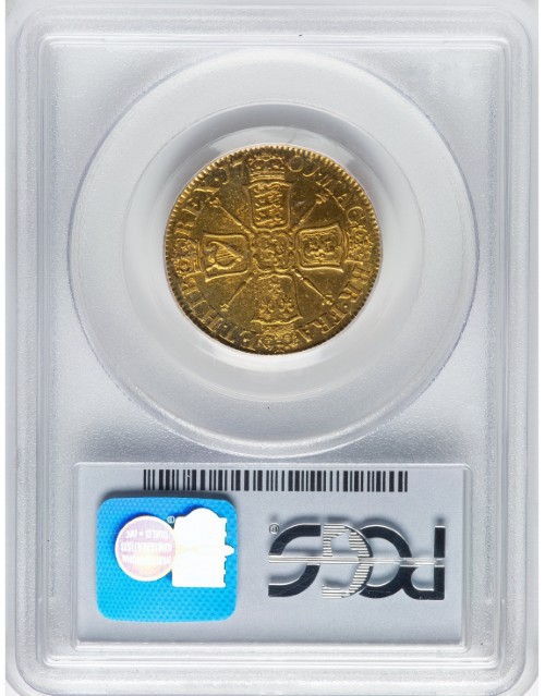 グレートブリテン 1701年 ウイリアム3世 1ギニー金貨 PCGS-AU55