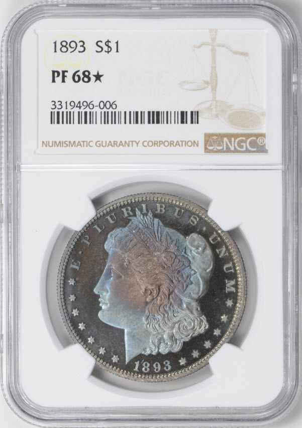 1893年 モルガン・ダラー 1ドル 1893年 アメリカ モルガンダラー銀貨 AU DETAILS CLEANED | 港区