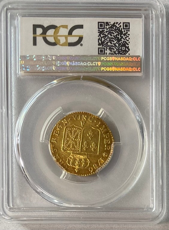 ルイ16世 ジェトン銀貨 NGC鑑定済み AU53 アンティークコイン 【公式通販】