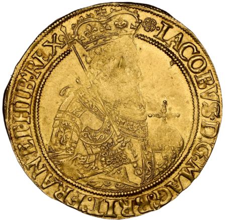 【動画あり】グレートブリテン 1605-06年 ジェームズ1世 ゴールド・ユナイト金貨 NGC-MS62