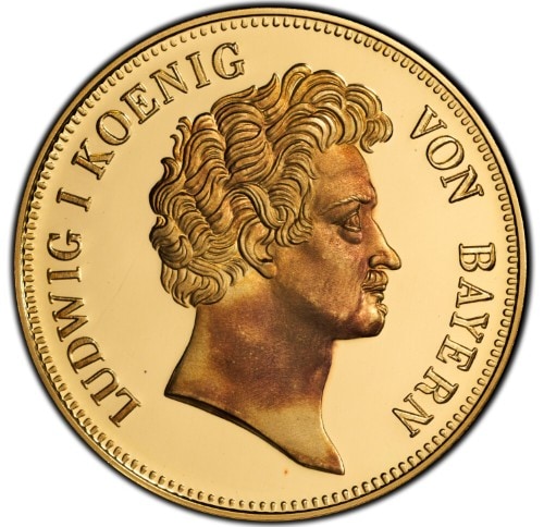 アンティークコイン ドイツ バイエルン王国 1828年銘・1982年製造