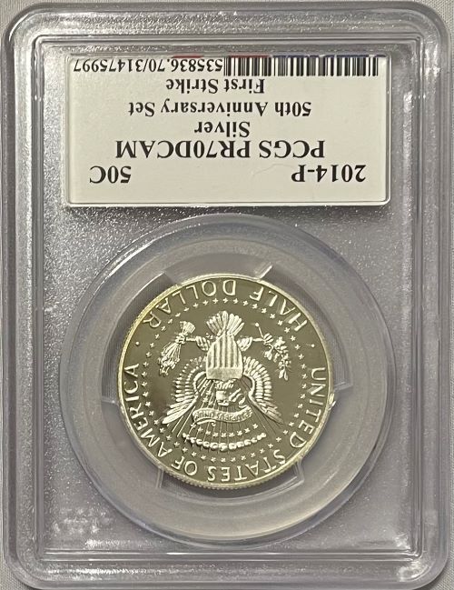 アメリカ 【1/2ドル】 2014-P年 ワシントン ハーフダラー 50セント銀貨