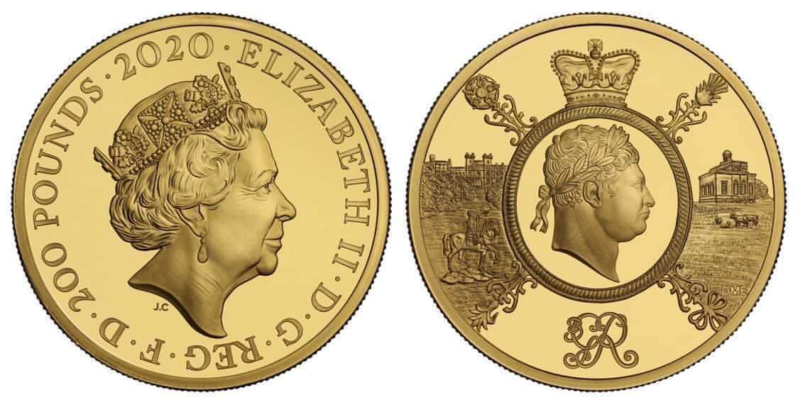 2020年イギリス ジョージ3世没後200周年記念  NGC MS70MATTE 2020年イギリス ジョージ3世没後200周年記念 NGC MS70MATTE