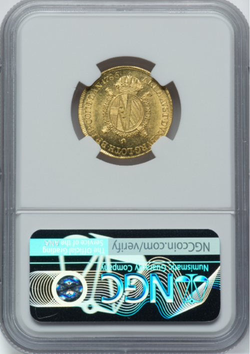 【動画あり】アンティークコイン オーストリア 1786年 ヨーゼフ2世 1/2ソブリン金貨 NGC-MS64