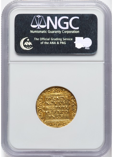 アンティークコイン ドイツ 自由都市フランクフルト 1639年 1ダカット