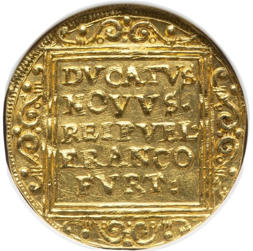 アンティークコイン ドイツ 自由都市フランクフルト 1639年 1ダカット