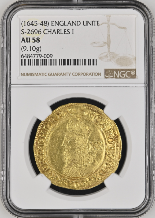 グレートブリテン 1645-48年 チャールズ1世 ゴールド・ユナイト 金貨