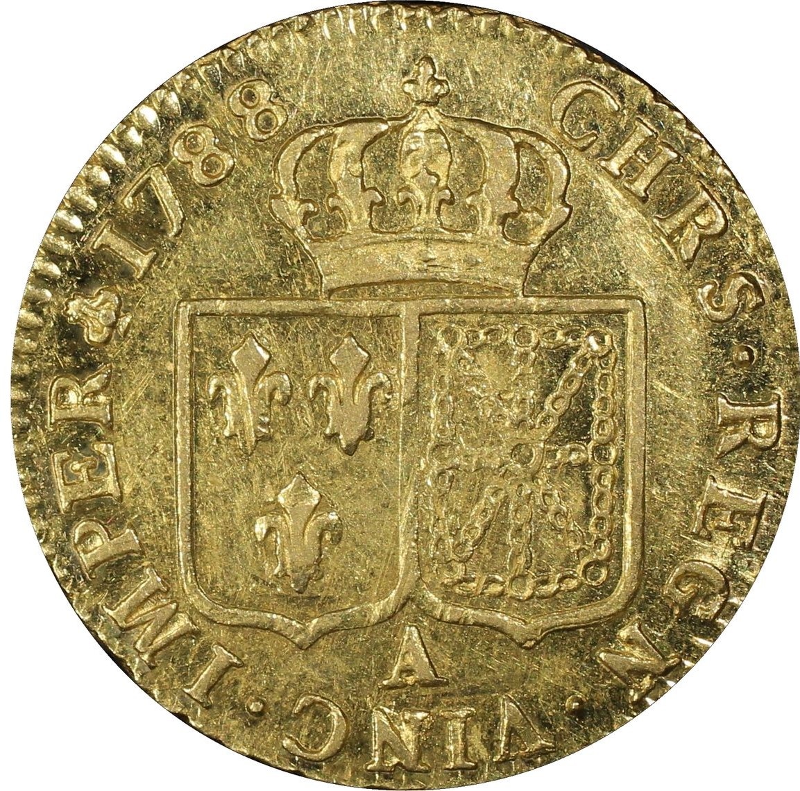 仏；ルイ16世、エキュ、大型銀貨、1778年、牛、Rare 1787 L FRANCE King LOUIS XVI Large Silver Antique OLD French