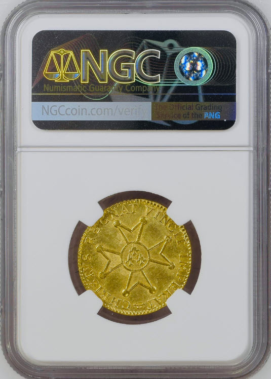 【レア度3-R3】フランス 1718-N年 ルイ15世 ルイドール金貨 NGC-MS61