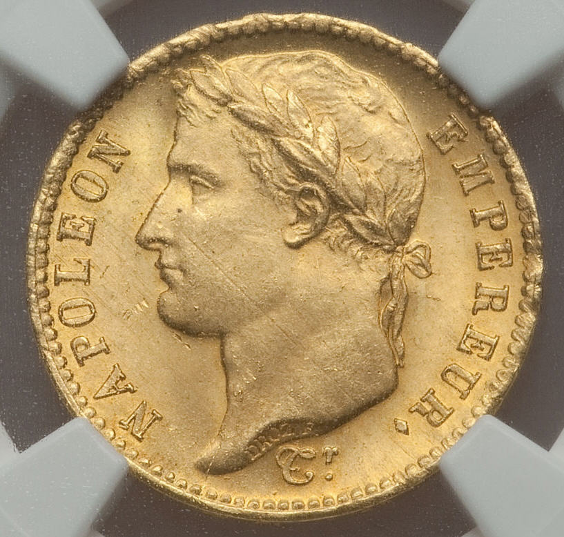 動画あり】フランス20フラン金貨 エンペラー ナポレオン