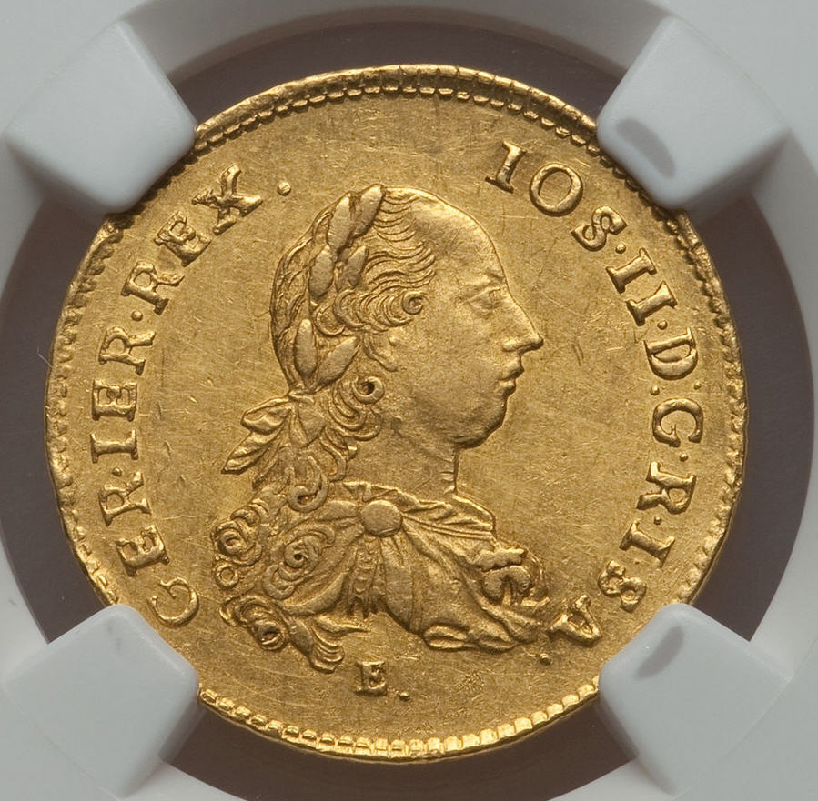 オーストリア 2ドゥカット銀貨 14枚の盾とFerdinand Carol大公 オーストリア 2ドゥカット銀貨 14枚の盾とFerdinand Carol大公