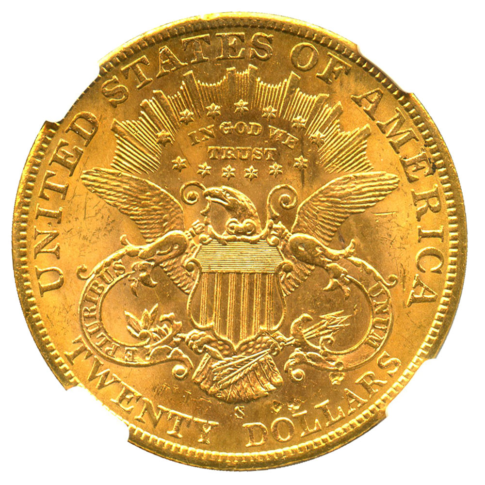 アンティークコイン アメリカ 20ドル金貨リバティヘッド1901-S ＄20 NGC MS62 | アンティークコイン  アメリカ【20ドル】金貨,20ドル金貨リバティヘッド G$20 | | アンティークコイン金貨専門のゴールドコイン,