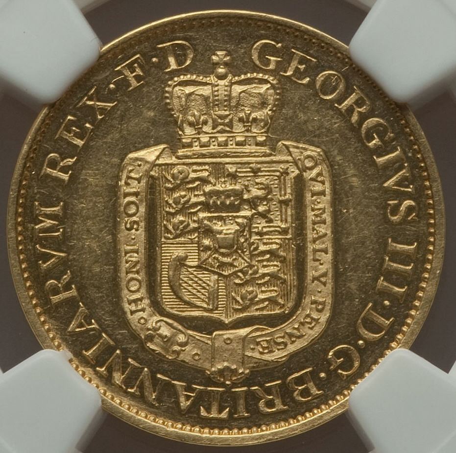 動画あり】ドイツ5ターラー金貨German States Hannover. George III of