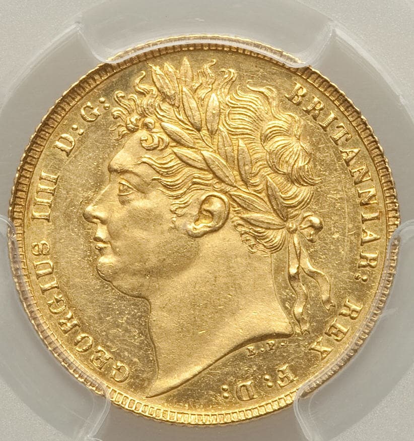 グレートブリテン ジョージ4世ソブリン金貨 George IV gold