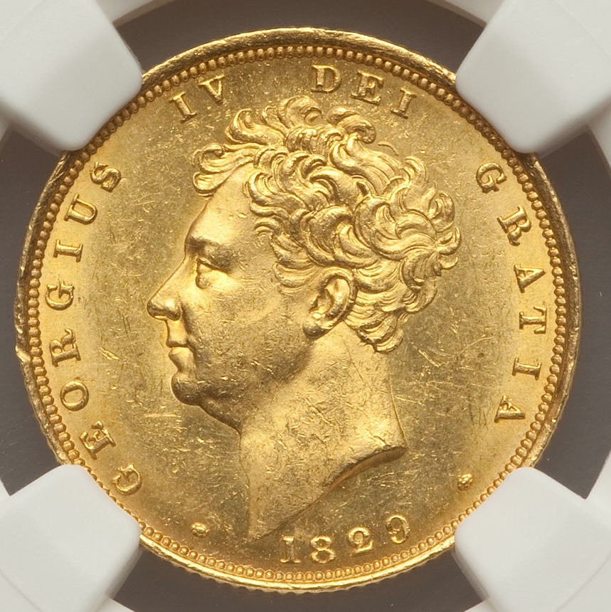 グレートブリテン ジョージ4世ソブリン金貨 George IV gold